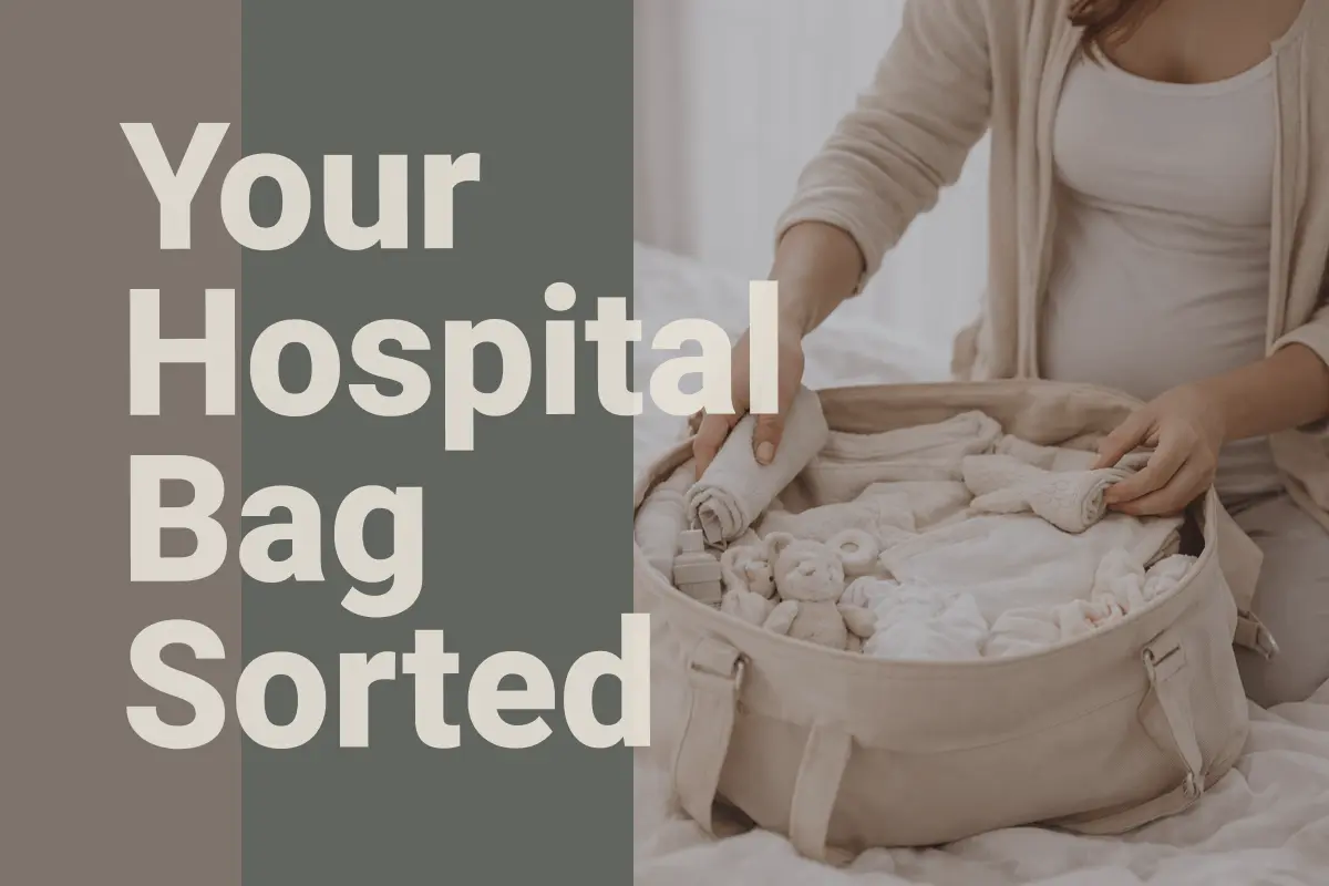 Little Lifesavers Free Motherhood Tools: Hospital Bag Checklist to help expecting parents pack essential items for labor, birth, and the first days with a newborn