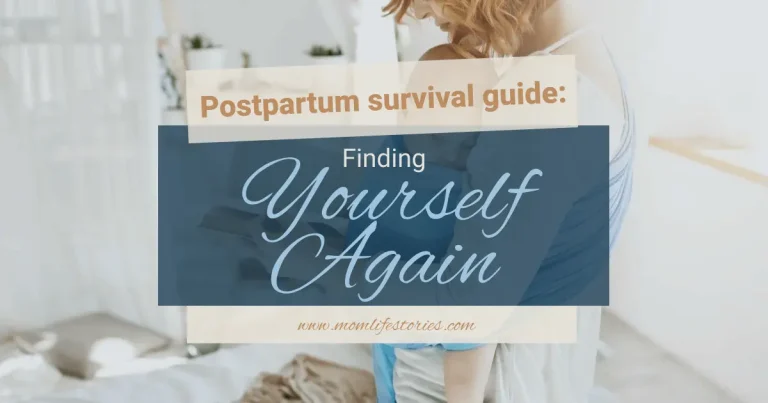 postpartum survival guide helping a new mom find herself again during the early days of motherhood