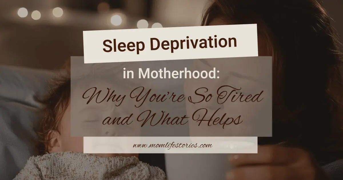 Sleep Deprivation Deluxe: When Coffee Becomes a Lifestyle and Makeup Is Just a Myth sleep deprivation exhausted mom holding coffee during early morning with baby