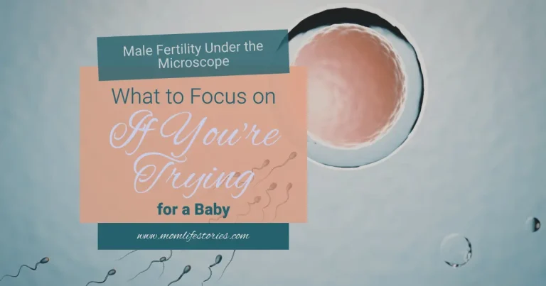 Male Fertility Under the Microscope – What to Focus on If You're Trying for a Baby male fertility under the microscope illustration sperm and egg conception concept