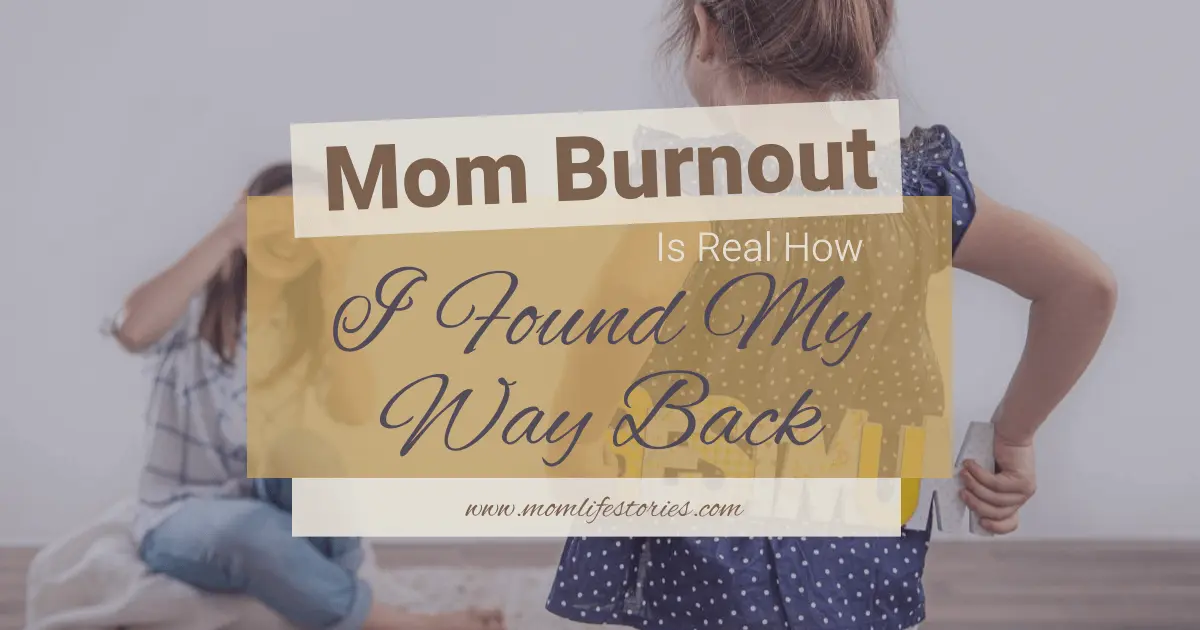 Mom burnout recovery — honest motherhood story about emotional exhaustion, self-awareness, and finding the way back