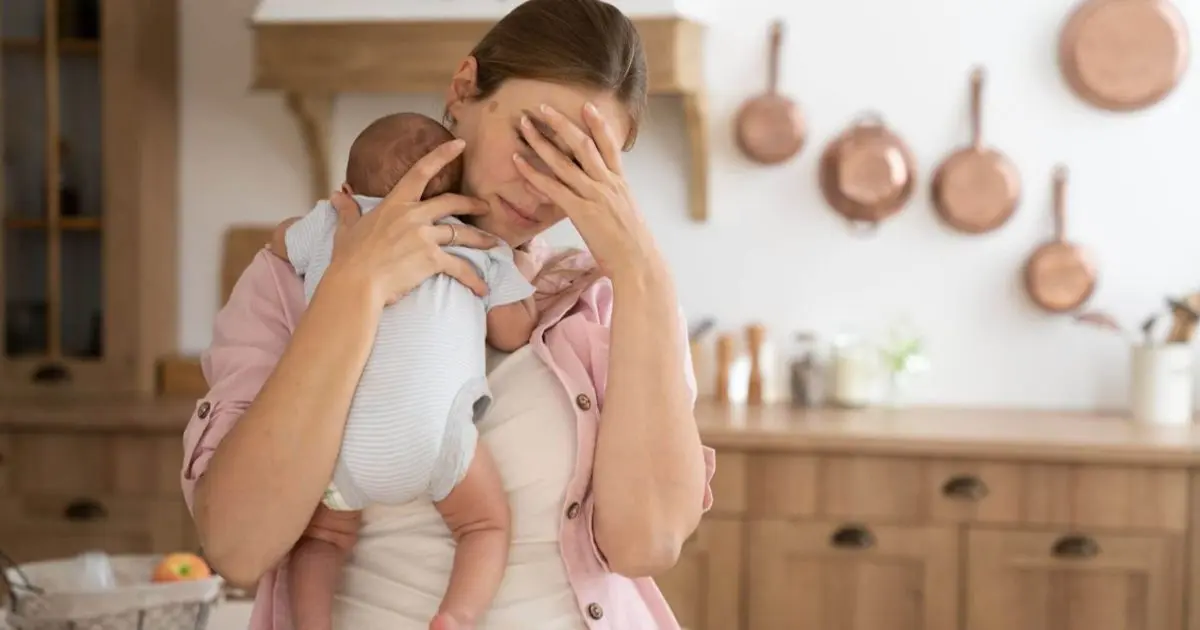 Postnatal period with mother and child, capturing quiet bonding moments during early motherhood