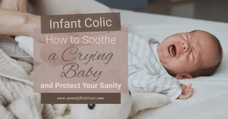 Infant Colic – How to Soothe a Crying Baby and Protect Your Sanity Infant Colic – How to Soothe a Crying Baby and Protect Your Sanity: mother gently massaging crying baby’s tummy to relieve colic discomfort