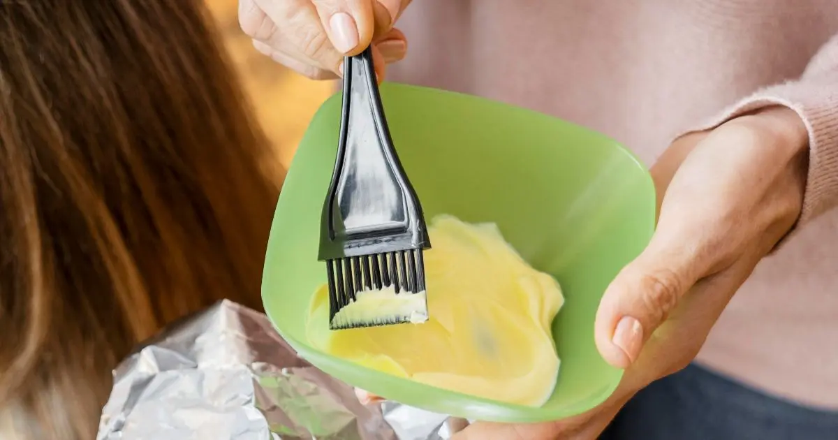 Pregnancy myths – hair dye being applied during pregnancy highlighting safety concerns and common misconceptions